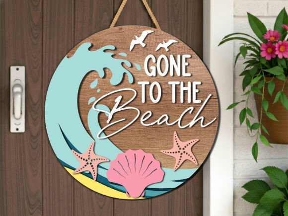 Bringing Coastal Charm Home with the Gone to the Beach Sign SVG