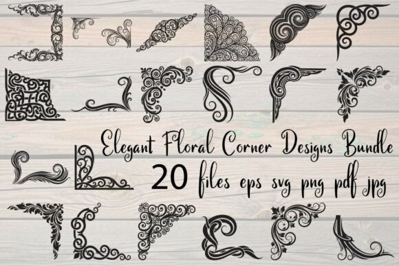 Elegant Floral Corner Vector Bundle: A Complete Guide for Designers and Crafters