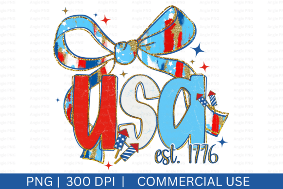 Maximizing Your Designs with the USA Preppy Coquette Bow PNG