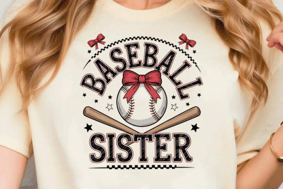 Unleashing Creativity with the Retro Baseball Sister PNG Design