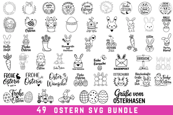 Unlocking Creative Potential with the 49 Ostern Svg Bundle Svg Cut File